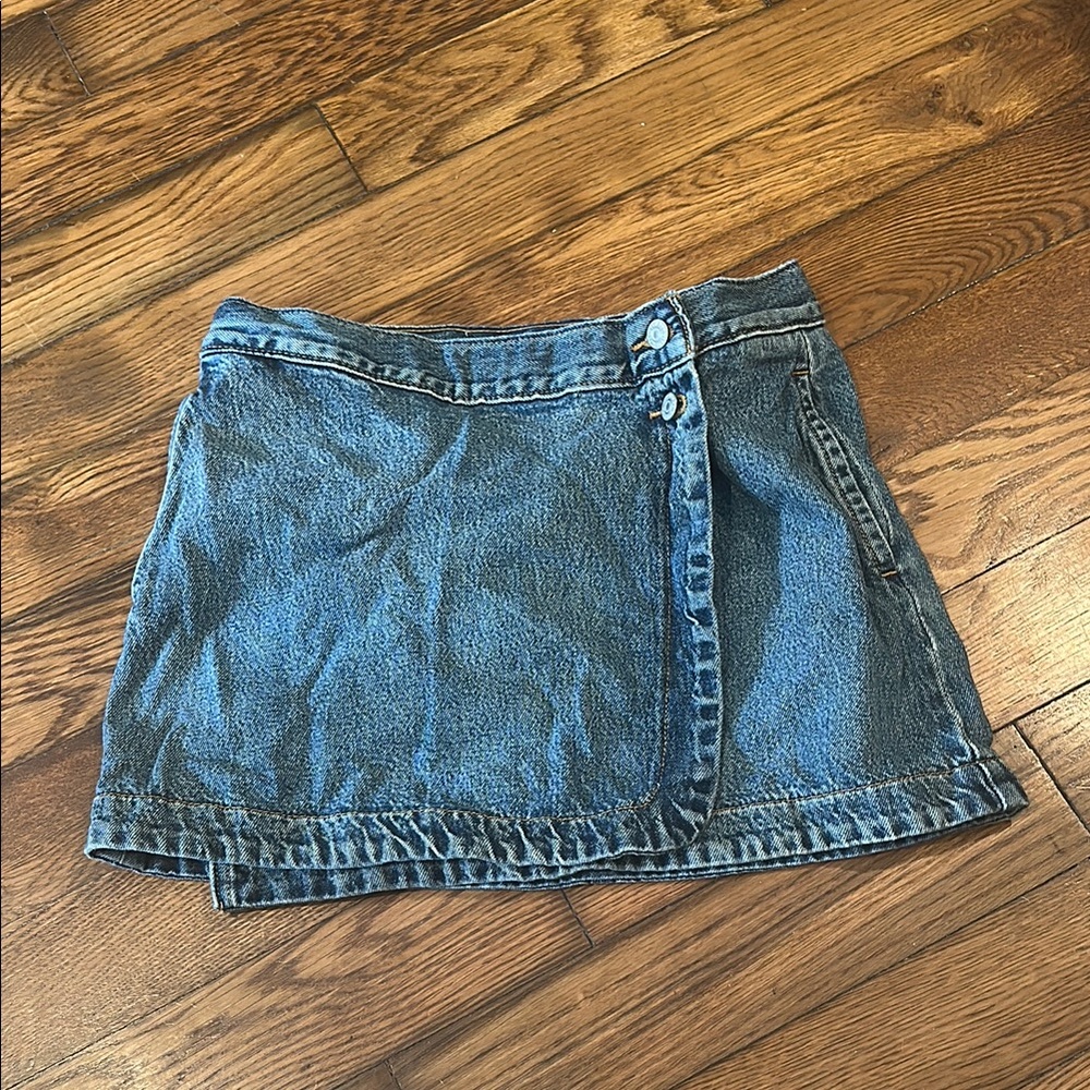 Levi’s denim wrap Mini Skirt